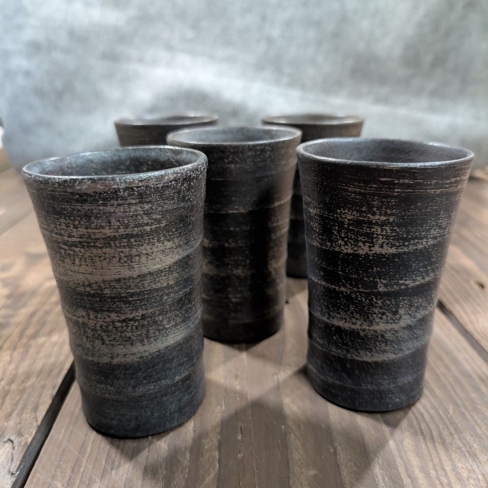 Japanese Ceramic Sake Tumblers (5)